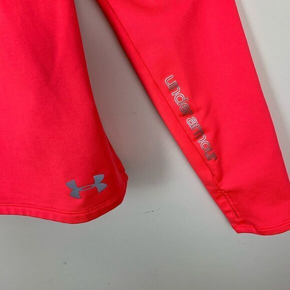 Under Armour Orange Youth Fitted Coldgear  Shirt Sz Lg‎ - Picture 5 of 8